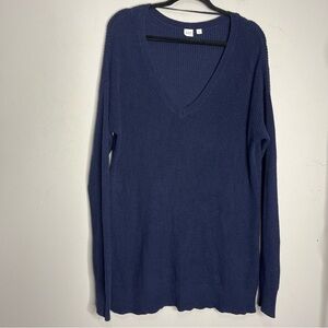 GAP Deep Blue V-Neck Sweater
